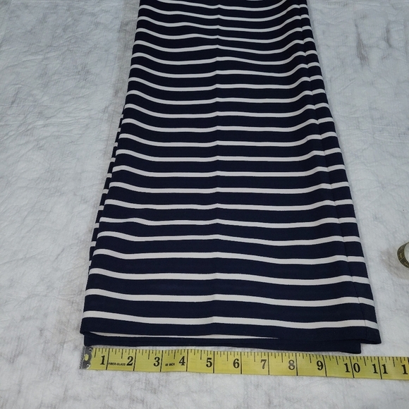 The Limited Flare Wide Leg Career Pants SZ 14R (Blue & White Striped) - Picture 13 of 14